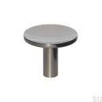 Furniture knob Sture Nickel-plated brass
