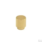 Furniture knob Helix Stripe 30 Brushed Gold