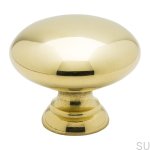 Furniture Knob 411 (32) Polished, Lacquered Brass