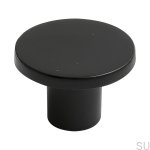Como furniture knob Metal Black matt