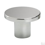 Furniture knob Como Silver Polished chrome