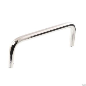 Elongated furniture handle 7353 96 Polished nickel