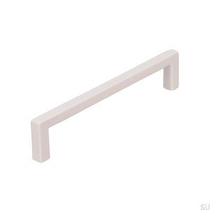 Oblong furniture handle 6200 96 White