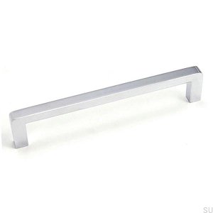 Elongated furniture handle 6200 128 Polished chrome