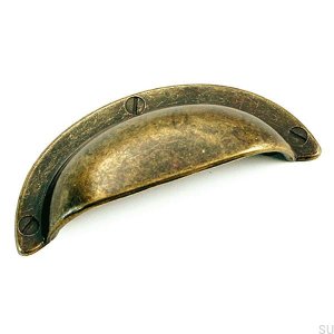 Shell furniture handle 5284 Antique bronze