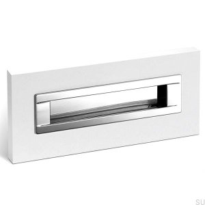 Recessed furniture handle 3720 Brushed chrome