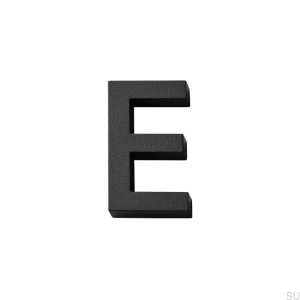 House numbering small letter E Aluminum