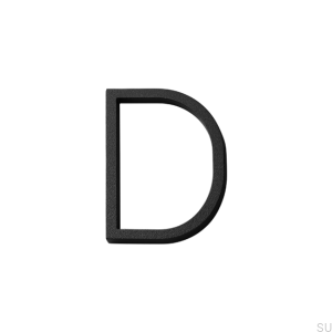 House numbering capital letter D Aluminum