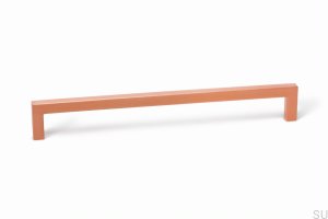 Elongated furniture handle 0143 192 Copper Brushed