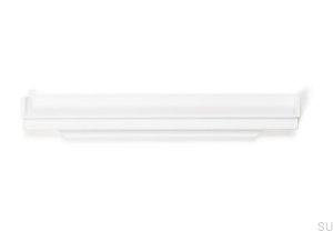 Hexxa 200 Recessed Furniture Handle. Aluminum, white