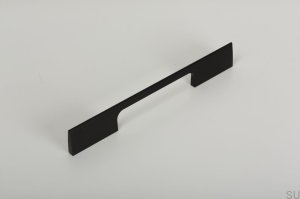 Peak 250 oblong furniture handle. Aluminum black