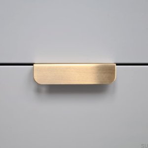 Furniture edge handle Edit Brass Brushed Unpainted