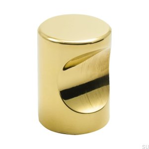 Furniture Knob Haga Gold Brass Polished Lacquered