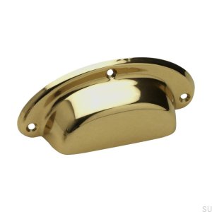 Shell Furniture Handle 1843 95 Unpainted Brass