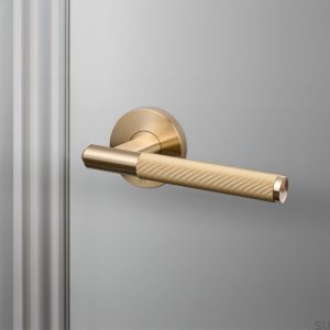 Linear Brass door handle