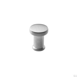 Gate Furniture Knob Silver Brushed (Inox look)