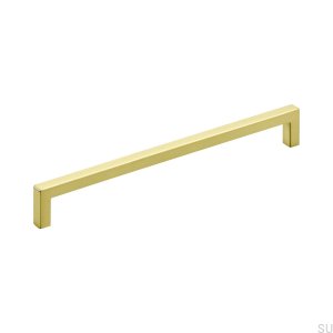 Elongated furniture handle 0143 192 Gold Brushed