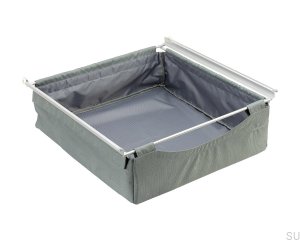 Textile basket 800 726X150 Gray