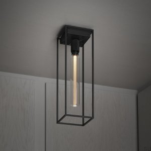 Ceiling Lamp Caged Ceiling Large Black Marble
