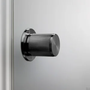 One-sided door knob Linear Gun Metal