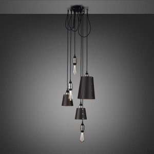 Hooked 6.0 Mix Graphite / Steel Chandelier - 2M [A6011D]