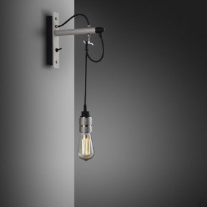 Hooked Wall Lamp Nude Gray / Steel [A9001L]