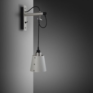 Hooked Wall Lamp Large Gray / Steel [A9011L]