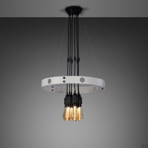 Hero Light Gray / Burnt bronze chandelier - 1.25M [A7104L]