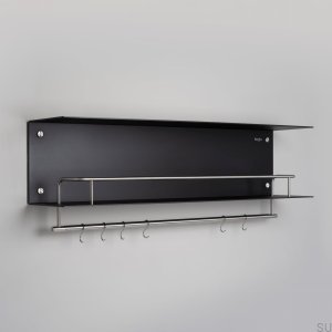 Hanger Shelf Black with steel