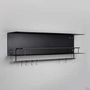 Hanger Shelf Black with gun metal