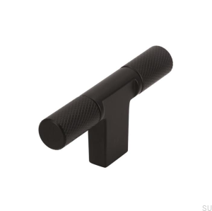 Furniture knob T-Bar 2509 Metal Black