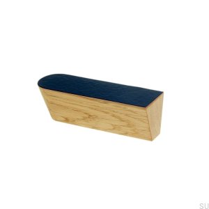 Furniture handle Twins Deep Blue 60 Enameled Navy Blue - Oil Colorless Semi-matt