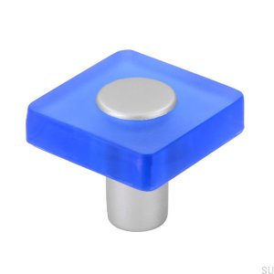 Furniture knob SM8118I Plastic Blue