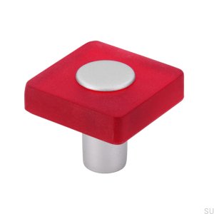 Furniture knob SM8118I Plastic Red