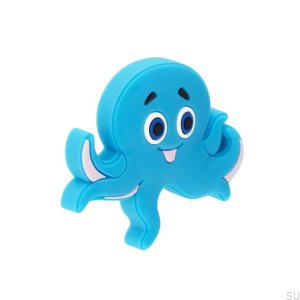 Furniture knob H234 Octopus Rubber Blue