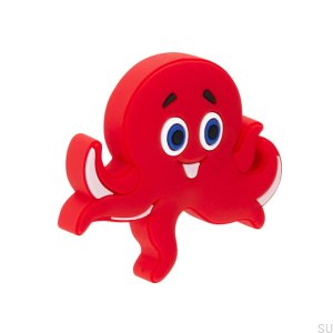 Furniture knob H234 Red Rubber Octopus