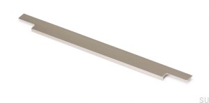 Linear 397 Aluminum Silver edge furniture handle