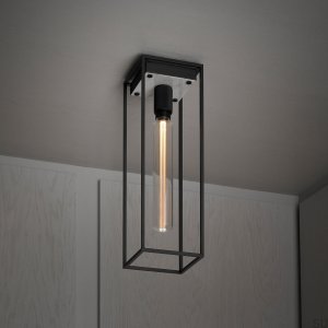 Ceiling Lamp Caged Ceiling Large White Marble