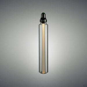 Buster LED E27 bulb tube, long overhang, Crystal dimmable