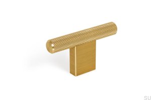 Furniture knob T-bar Graf Mini Dark Gold