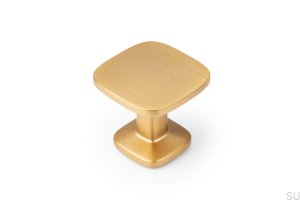 Furniture knob Quart Big Gold Brushed