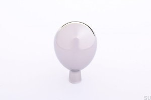 Drop 20 furniture knob Polished stainless steel