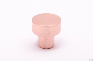 Furniture knob Dot 18 Brushed Copper