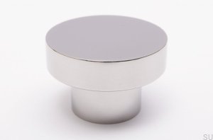 Dot 50 furniture knob Polished stainless steel
