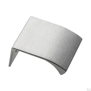Edge Straight 40 Silver edge furniture handle
