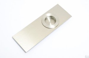 Recessed handle for sliding doors 170 Brushed steel