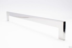 Clean Cut 452 Furniture Handle Silver Polished Steel
