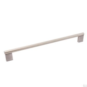 Long furniture handle Graf Mini 256 Silver