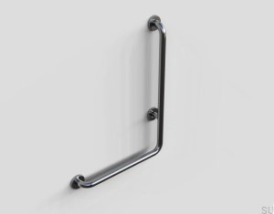 90º Silver Steel support handle