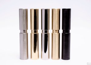 Cylinder Candle Holder - Black Stainless Steel 30X170